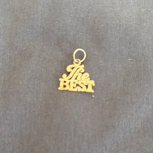 14K Gold 'The Best' Pendant